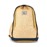 Gear Triumph Floral 32 L Water Resistant 3 Compartment Backpack with Rain Cover/School Bag/College Bag/Daypack/Casual Backack for Girls/Women (Yellow-Teal)