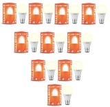 Halonix 2.9 Watt B22D LED Yellow Light led Bulb, Pack of 10, Yellow light