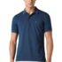 Allen Solly Men Grey Solid Polo Neck T-Shirt