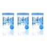 Kuber Industries (Set of 3) Storage Containers | 500 ML Plastic Kitchen Container for Rice Cereals Snacks Dry Fruits | Kitchen Jar with Spoon | Masala Box for Kitchen | Spice Boxes | Blue