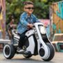 Toyzone Roxie Kids Electric Bike (White)| Rechargeable Bike with 6V 4.5Ah Battery| MP3/USB/BT Music & LED Lights| Smooth Acceleration | 6 Months Battery warranty, For Kids Age 2 to 8 Years, Upto 35 kg